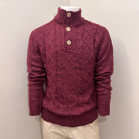 KIAN D Los Angeles Knitted Turtle Neck Pullover Sweater - Picture 1 of 11